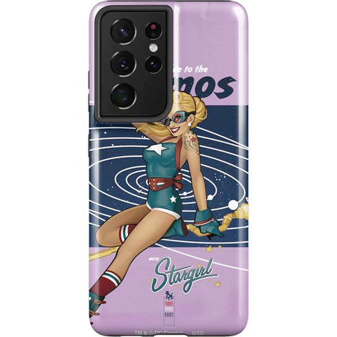 DC Comics Bombshells Stargirl- Field Guide to Cosmos Galaxy S21 Ultra 5G Pro Case