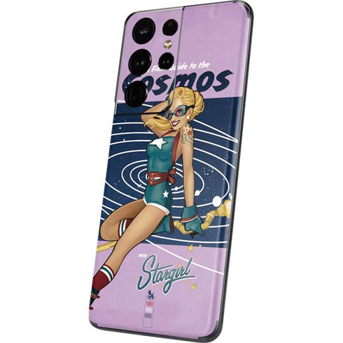 DC Comics Bombshells Stargirl- Field Guide to Cosmos Galaxy S21 Ultra 5G Skin