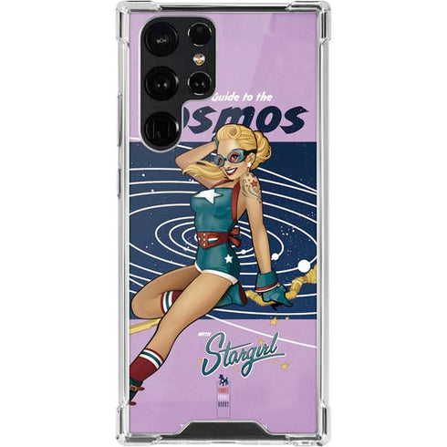 DC Comics Bombshells Stargirl- Field Guide to Cosmos Galaxy S22 Ultra Clear Case