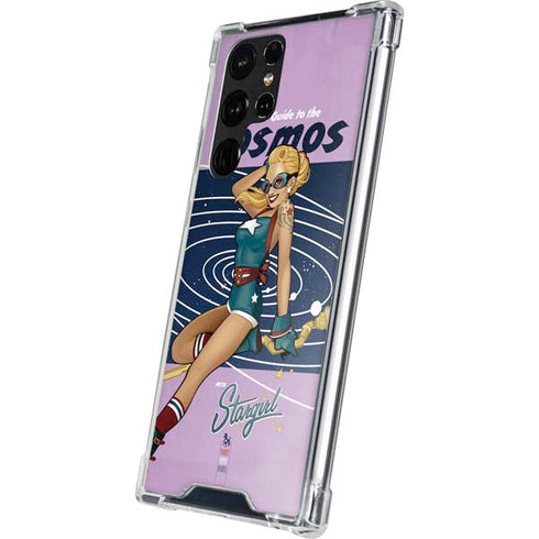 DC Comics Bombshells Stargirl- Field Guide to Cosmos Galaxy S22 Ultra Clear Case