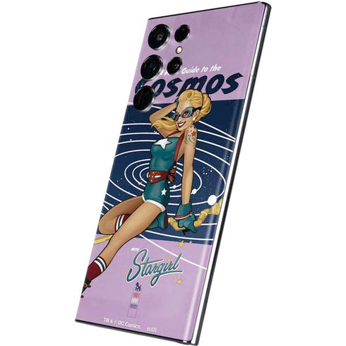 DC Comics Bombshells Stargirl- Field Guide to Cosmos Galaxy S22 Ultra Skin