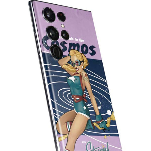 DC Comics Bombshells Stargirl- Field Guide to Cosmos Galaxy S22 Ultra Skin