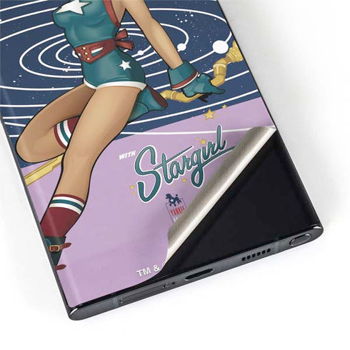 DC Comics Bombshells Stargirl- Field Guide to Cosmos Galaxy S22 Ultra Skin