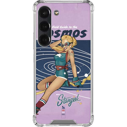DC Comics Bombshells Stargirl- Field Guide to Cosmos Galaxy S23 Clear Case