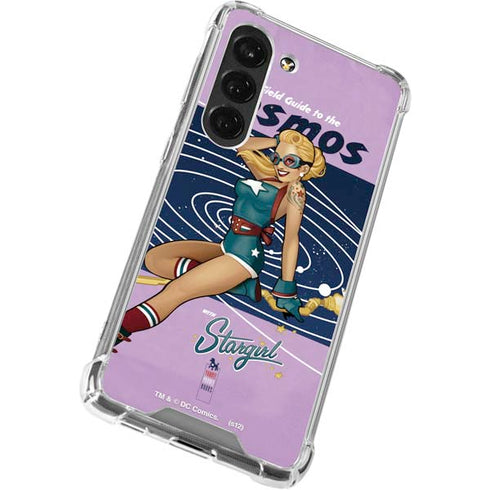 DC Comics Bombshells Stargirl- Field Guide to Cosmos Galaxy S23 Clear Case