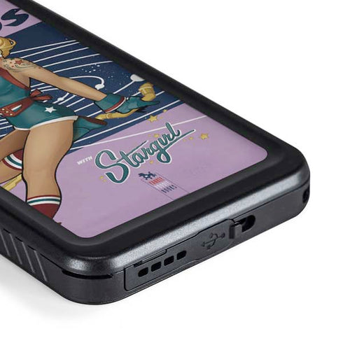 DC Comics Bombshells Stargirl- Field Guide to Cosmos Galaxy S23 Plus Waterproof Case