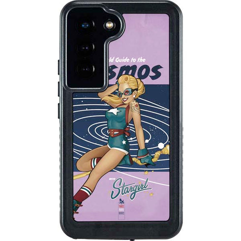 DC Comics Bombshells Stargirl- Field Guide to Cosmos Galaxy S23 Waterproof Case