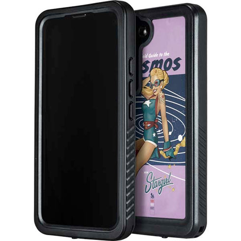 DC Comics Bombshells Stargirl- Field Guide to Cosmos Galaxy S23 Waterproof Case