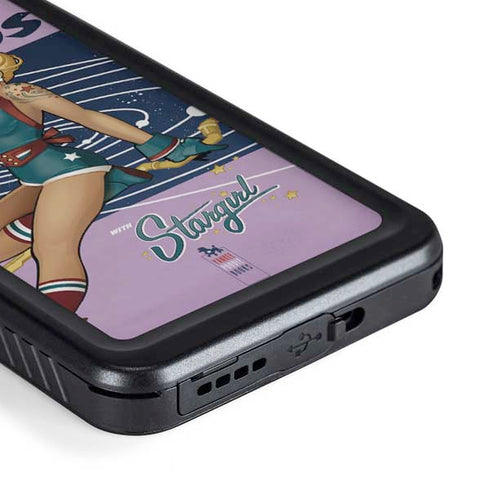 DC Comics Bombshells Stargirl- Field Guide to Cosmos Galaxy S23 Waterproof Case