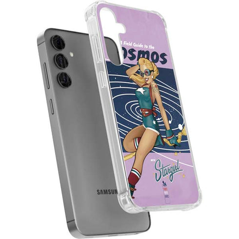 DC Comics Bombshells Stargirl- Field Guide to Cosmos Galaxy S24 Plus Clear Case