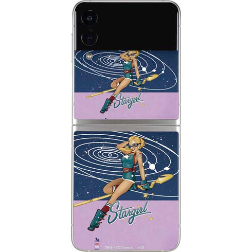 DC Comics Bombshells Stargirl- Field Guide to Cosmos Galaxy Z Flip3 5G Skin