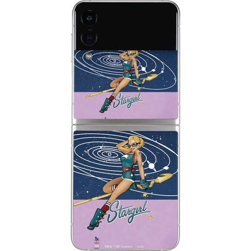 DC Comics Bombshells Stargirl- Field Guide to Cosmos Galaxy Z Flip4 5G Skin