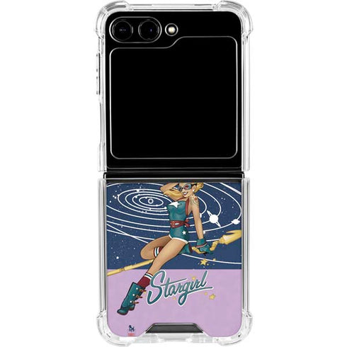 DC Comics Bombshells Stargirl- Field Guide to Cosmos Galaxy Z Flip5 5G Clear Case