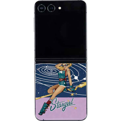 DC Comics Bombshells Stargirl- Field Guide to Cosmos Galaxy Z Flip5 5G Skin