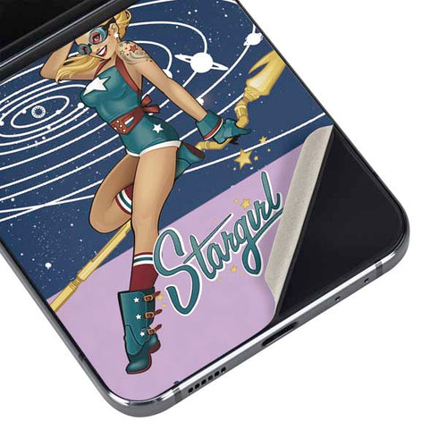 DC Comics Bombshells Stargirl- Field Guide to Cosmos Galaxy Z Flip5 5G Skin