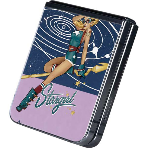 DC Comics Bombshells Stargirl- Field Guide to Cosmos Galaxy Z Flip5 5G Skin