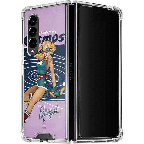 DC Comics Bombshells Stargirl- Field Guide to Cosmos Galaxy Z Fold4 5G Clear Case