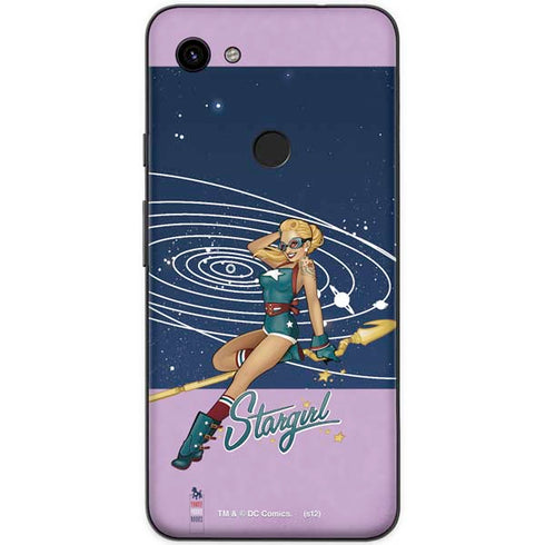 DC Comics Bombshells Stargirl- Field Guide to Cosmos Google Pixel 3a XL Skin
