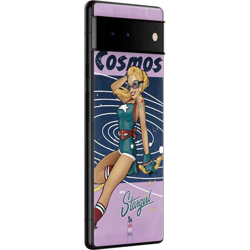 DC Comics Bombshells Stargirl- Field Guide to Cosmos Google Pixel 6 Pro Skin