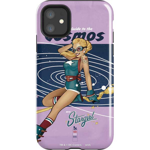 DC Comics Bombshells Stargirl- Field Guide to Cosmos iPhone 11 Impact Case