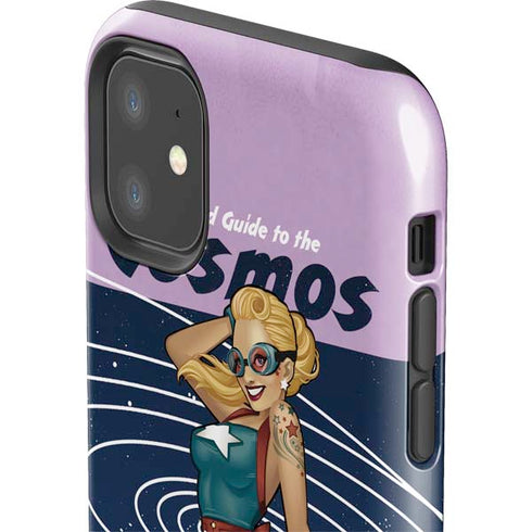 DC Comics Bombshells Stargirl- Field Guide to Cosmos iPhone 11 Impact Case
