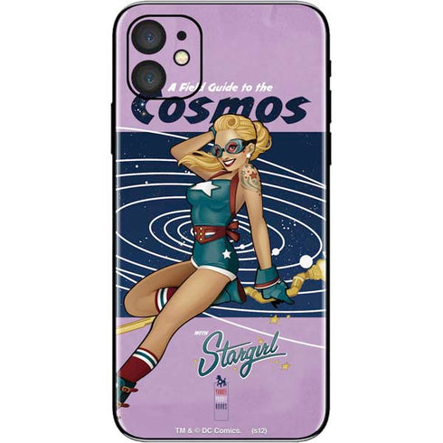 DC Comics Bombshells Stargirl- Field Guide to Cosmos iPhone 11 Skin