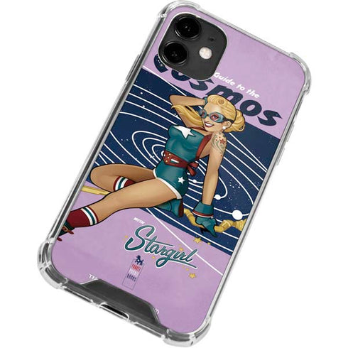 DC Comics Bombshells Stargirl- Field Guide to Cosmos iPhone 12 Clear Case