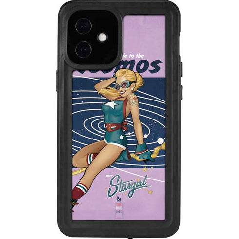 DC Comics Bombshells Stargirl- Field Guide to Cosmos iPhone 12 Mini Waterproof Case