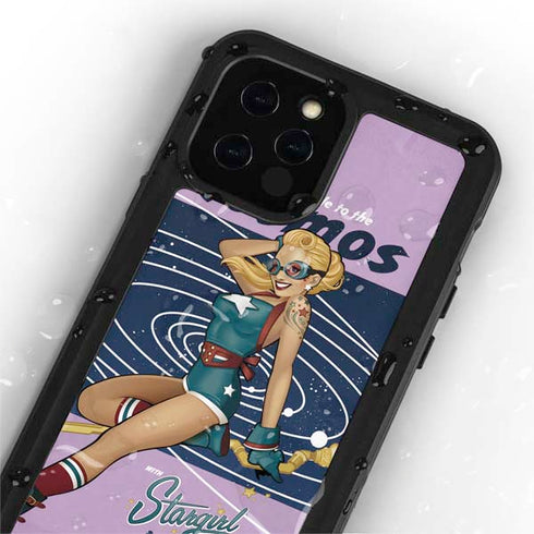 DC Comics Bombshells Stargirl- Field Guide to Cosmos iPhone 12 Pro Waterproof Case