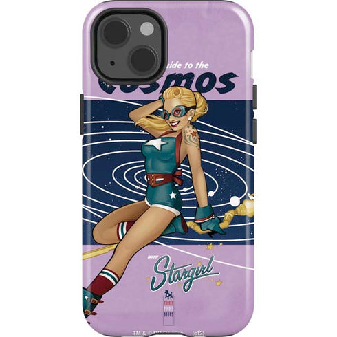 DC Comics Bombshells Stargirl- Field Guide to Cosmos iPhone 14 Impact Case