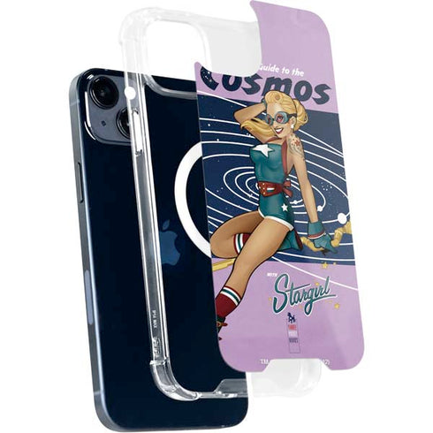 DC Comics Bombshells Stargirl- Field Guide to Cosmos iPhone 15 Plus MagSafe Case