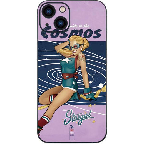 DC Comics Bombshells Stargirl- Field Guide to Cosmos iPhone 14 Plus Skin