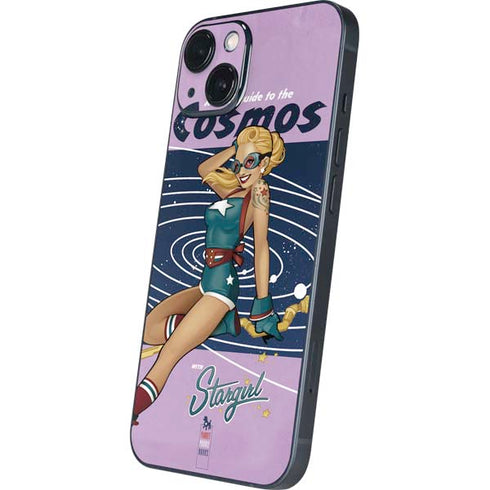 DC Comics Bombshells Stargirl- Field Guide to Cosmos iPhone 15 Plus Skin