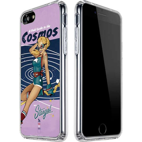 DC Comics Bombshells Stargirl- Field Guide to Cosmos iPhone SE (2nd & 3rd Gen) Clear Case