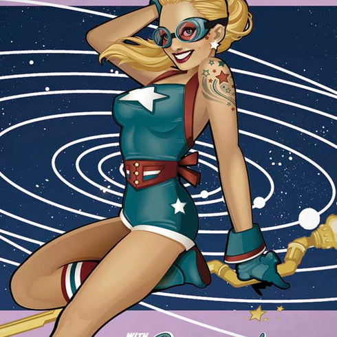 DC Comics Bombshells Stargirl- Field Guide to Cosmos iPhone XS Max Skin