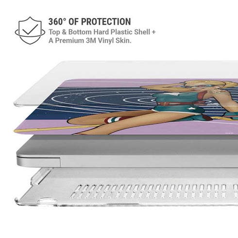 DC Comics Bombshells Stargirl- Field Guide to Cosmos MacBook Pro 15in (2016-19) Case plus Skin