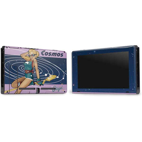 DC Comics Bombshells Stargirl- Field Guide to Cosmos Nintendo Switch Bundle Skin