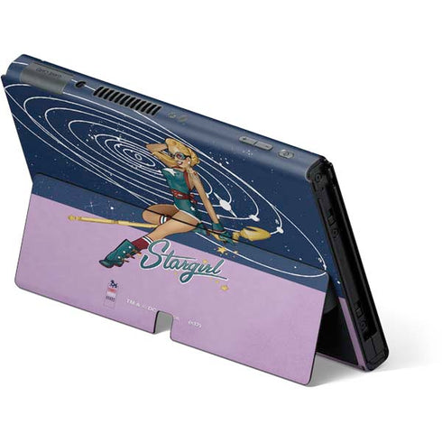 DC Comics Bombshells Stargirl- Field Guide to Cosmos Nintendo Switch OLED (2021) Skin