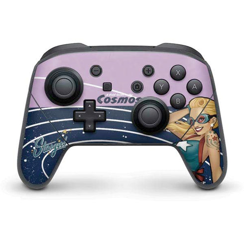 DC Comics Bombshells Stargirl- Field Guide to Cosmos Nintendo Switch Pro Controller Skin