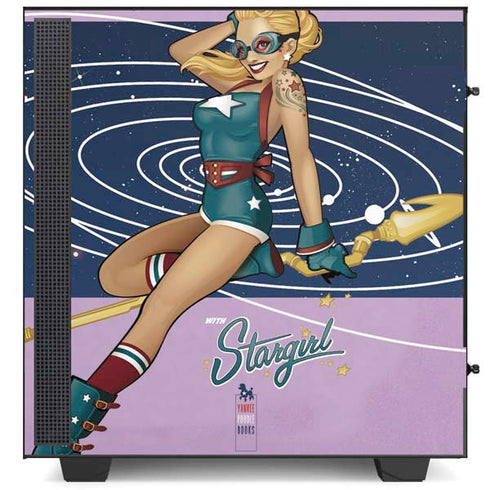 DC Comics Bombshells Stargirl- Field Guide to Cosmos NZXT H510 Compact ATX Mid-Tower Case Skin