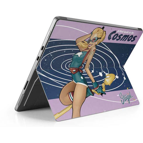 DC Comics Bombshells Stargirl- Field Guide to Cosmos Surface Pro 8 Skin