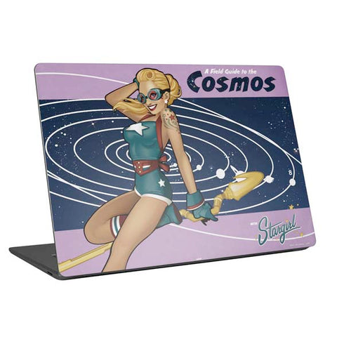 DC Comics Bombshells Stargirl- Field Guide to Cosmos Universal Laptop 12in (9.8 x 6.8in) Skin
