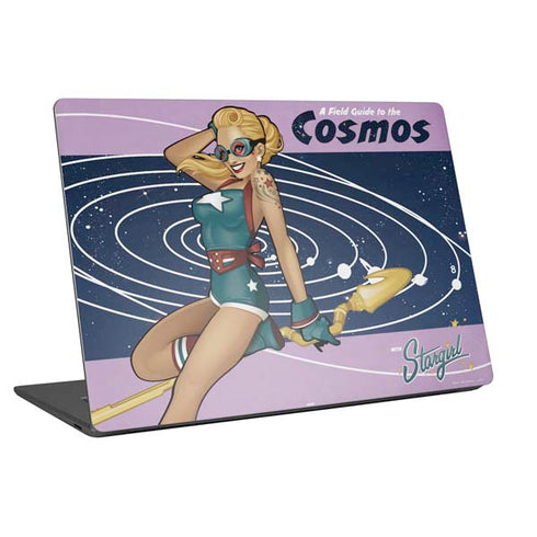 DC Comics Bombshells Stargirl- Field Guide to Cosmos Universal Laptop 13in (10.6 x 7.6in) Skin