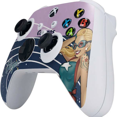 DC Comics Bombshells Stargirl- Field Guide to Cosmos Xbox Series S Controller Skin