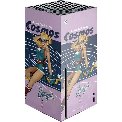 DC Comics Bombshells Stargirl- Field Guide to Cosmos Xbox Series X Console Skin