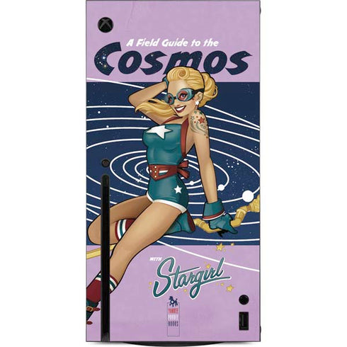 DC Comics Bombshells Stargirl- Field Guide to Cosmos Xbox Series X Console Skin