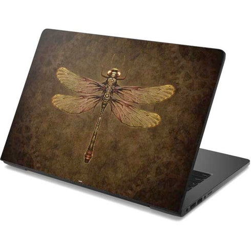 Brigid Ashwood Steampunk & Gear Dragonfly Dell Chromebook Skin