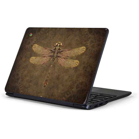 Brigid Ashwood Steampunk & Gear Dragonfly Samsung Chromebook Skin