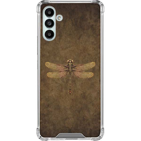 Brigid Ashwood Steampunk & Gear Dragonfly Galaxy A13 5G Clear Case