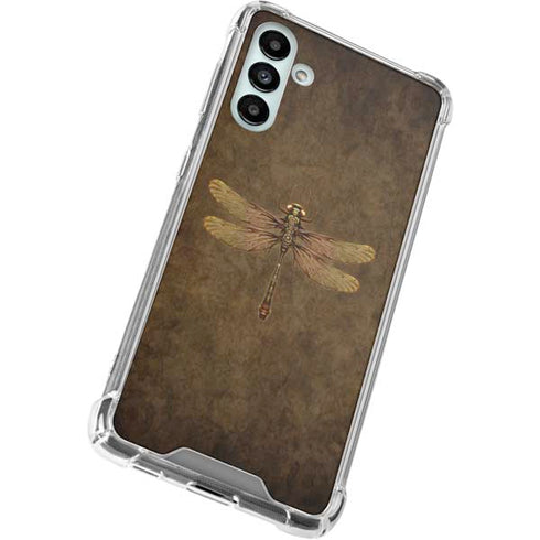 Brigid Ashwood Steampunk & Gear Dragonfly Galaxy A13 5G Clear Case